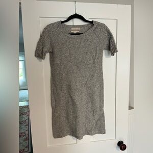 Banana Republic Wool Blend Italian Sweater Dress Size XS gray